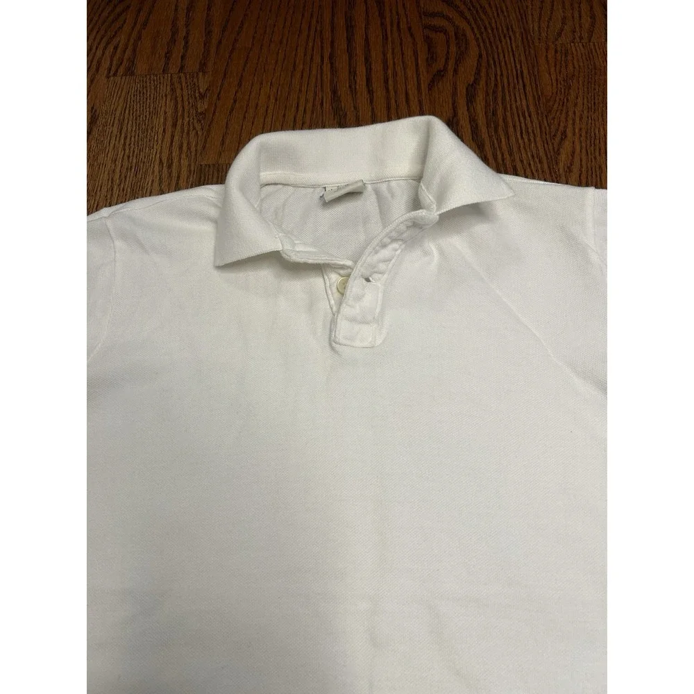 Abercrombie Kids White Polo Shirt Boys XL 16 Short Sleeve Cotton Classic Casual